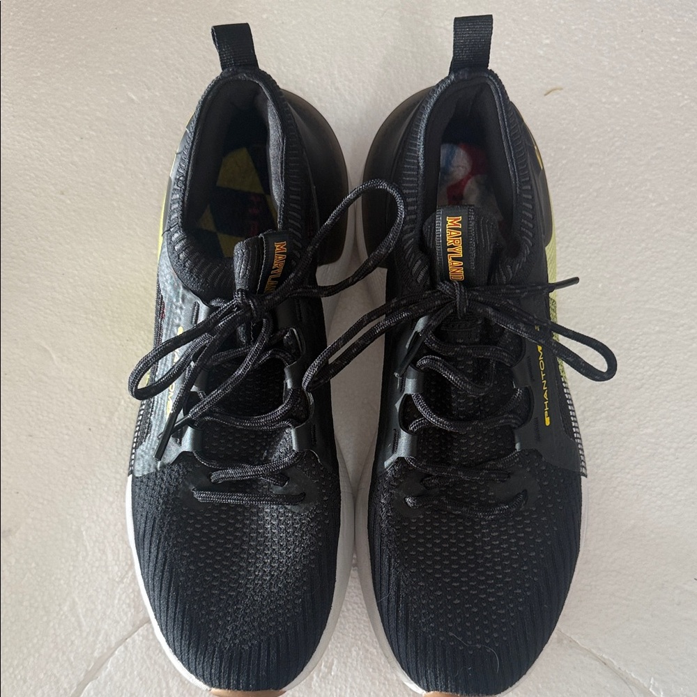 Black Under Armour Athletic Men's Shoes University of Maryland